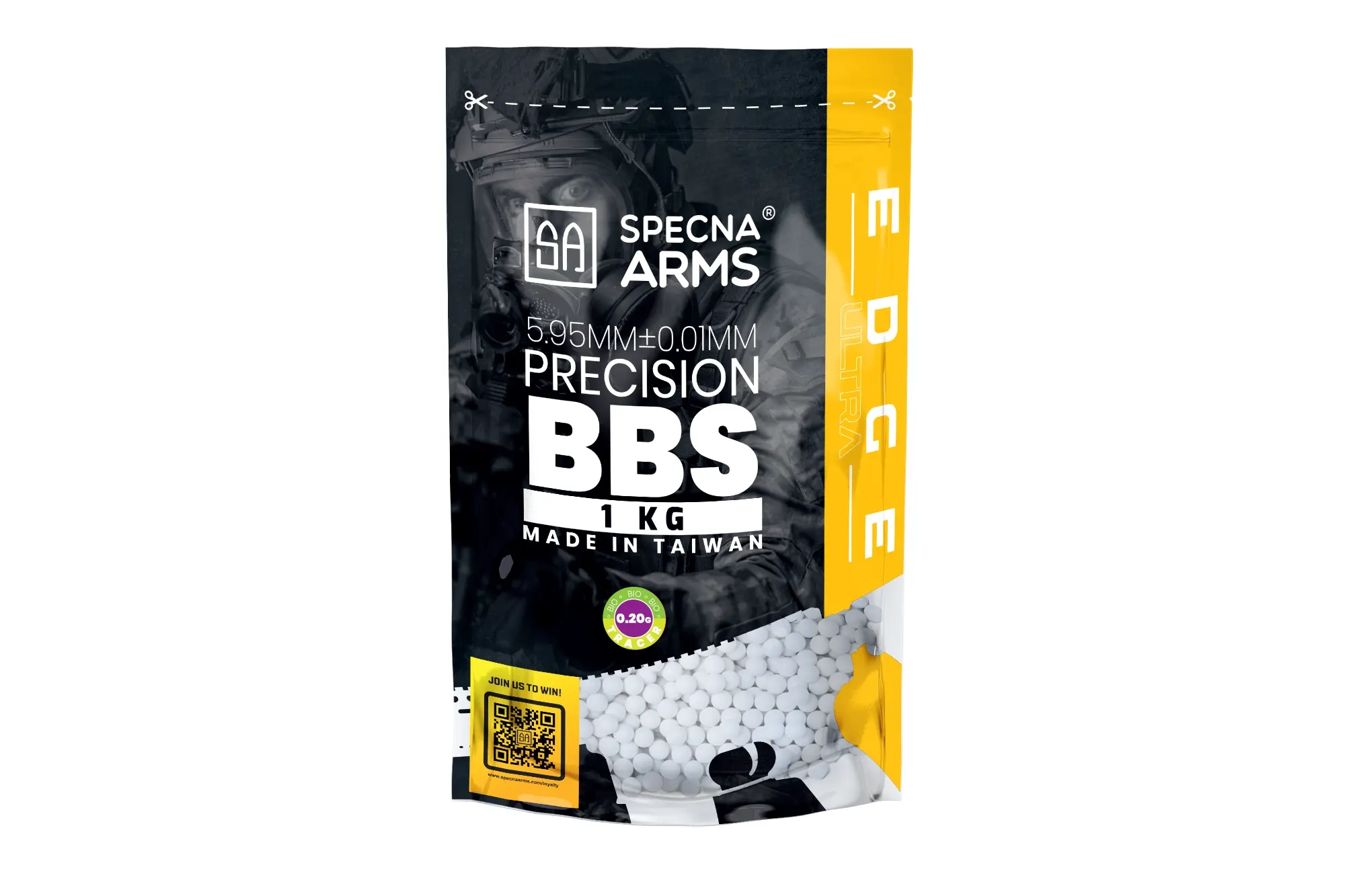 Specna Arms EDGE ULTRA 0.20g Bio Tracer kuulat - 1 kg