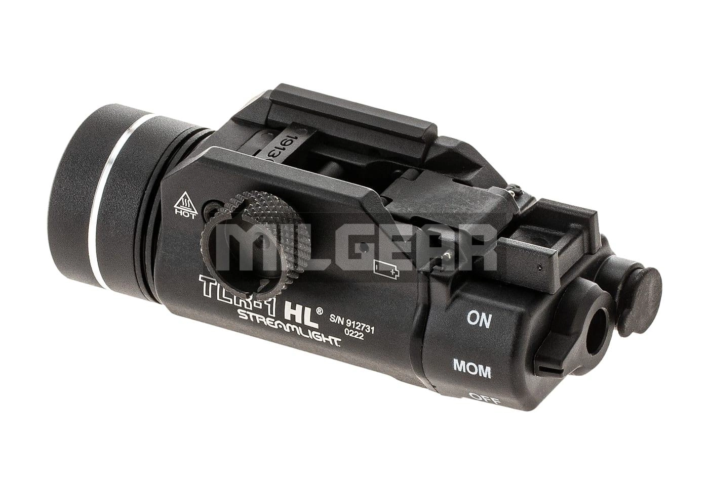 Streamlight TLR-1 HL valaisin + Remote Switch - musta