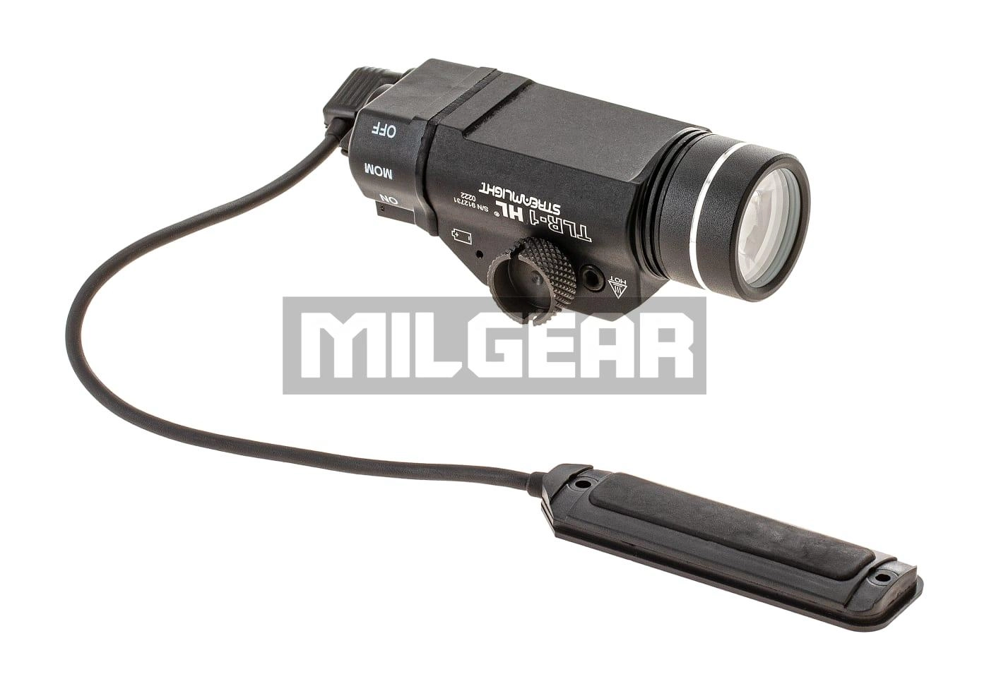 Streamlight TLR-1 HL valaisin + Remote Switch - musta