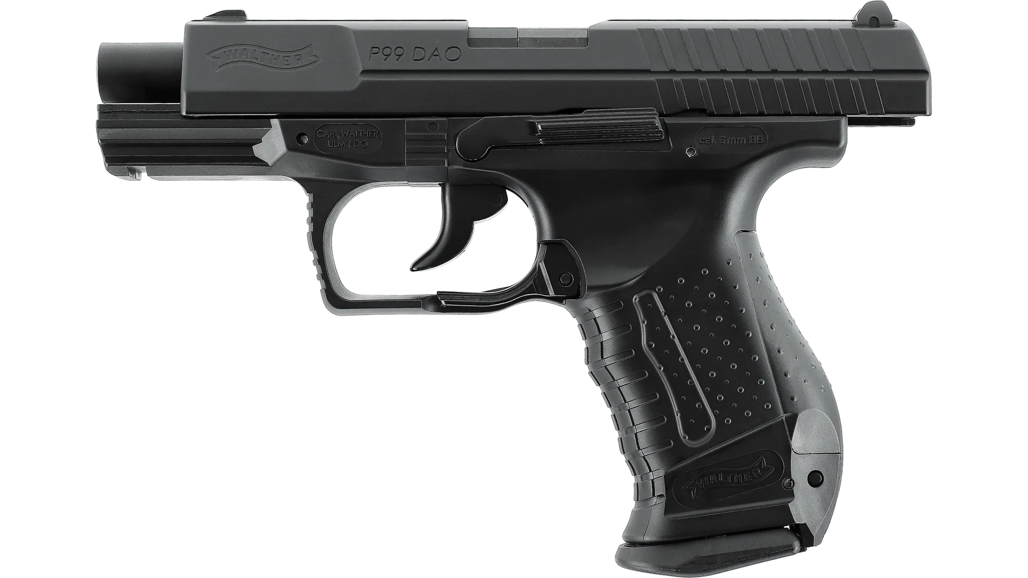 Walther P99 DAO Co2 pistooli - Metal Version - musta