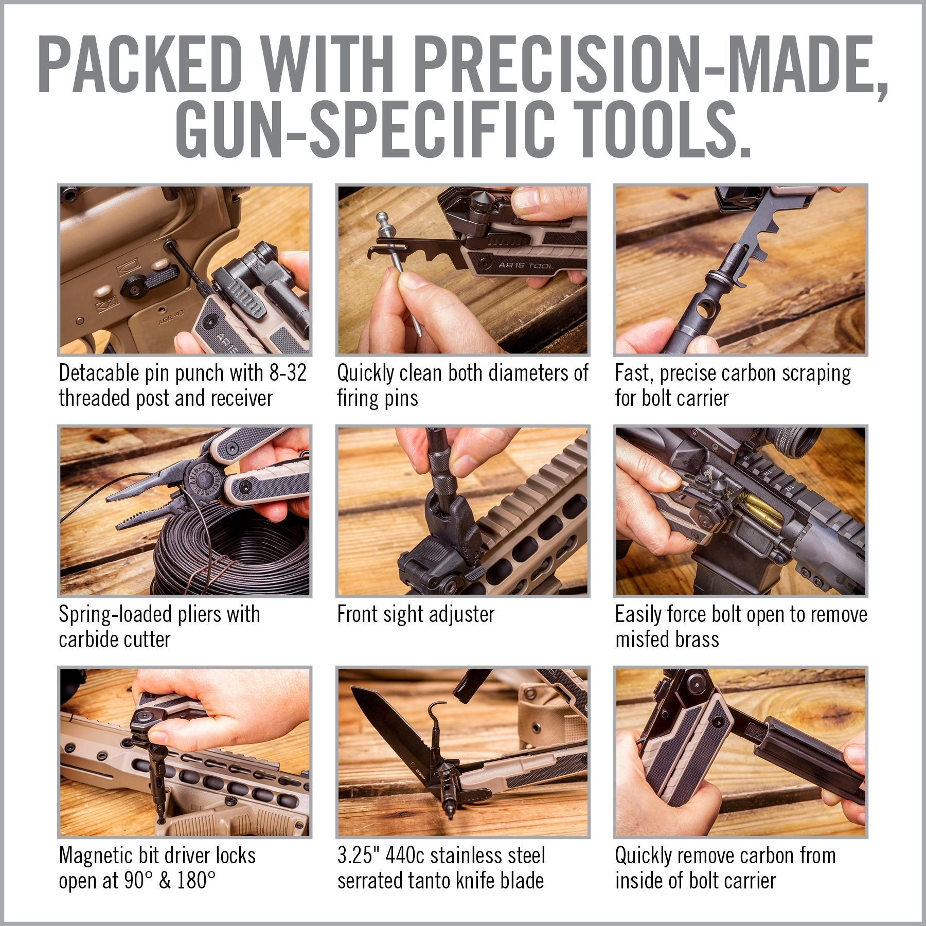 Real Avid AR15 Tool - 37-in-1 monitoimityökalu