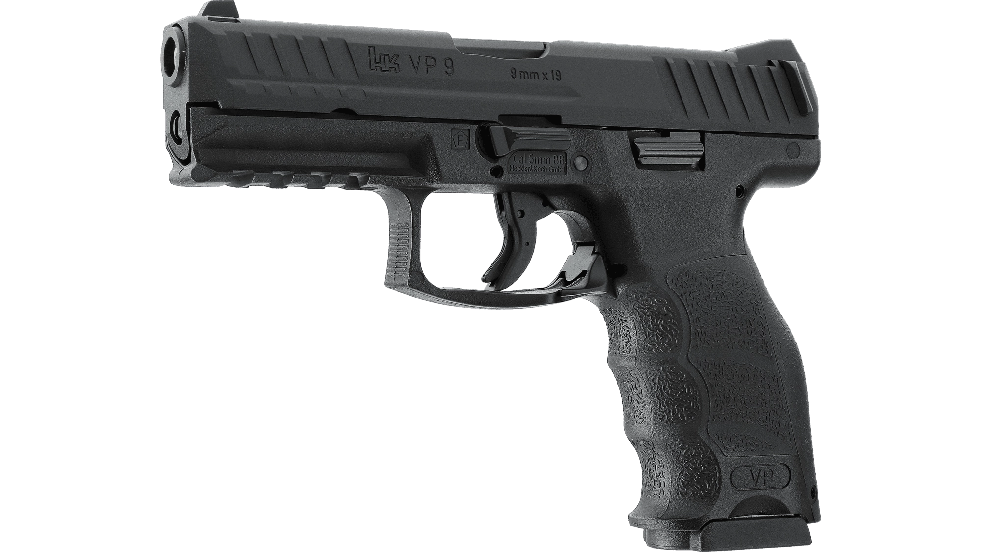 Umarex H&K VP9 GBB pistooli, Metal Version - musta