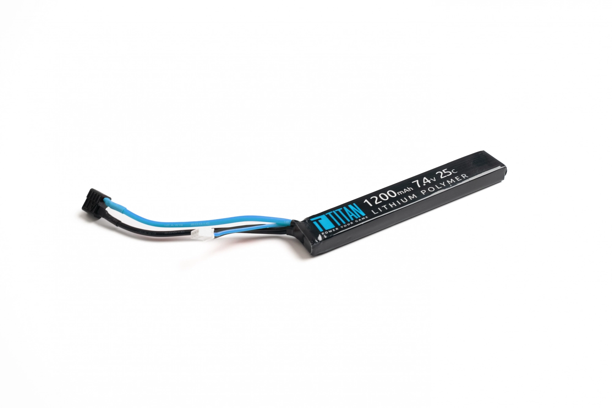 Titan LiPo 1200mAh 7.4v 25C Stick - T-Plug / Deans