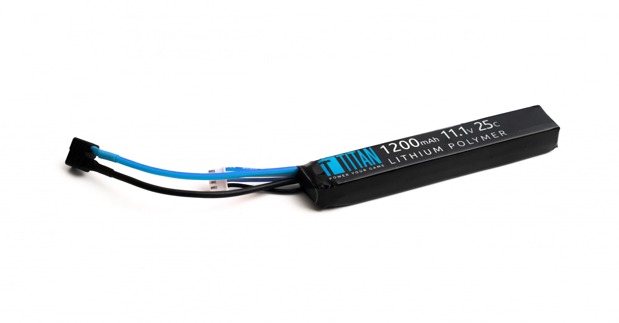 Titan LiPo 1200mAh 11.1v 25C Stick - T-Plug / Deans