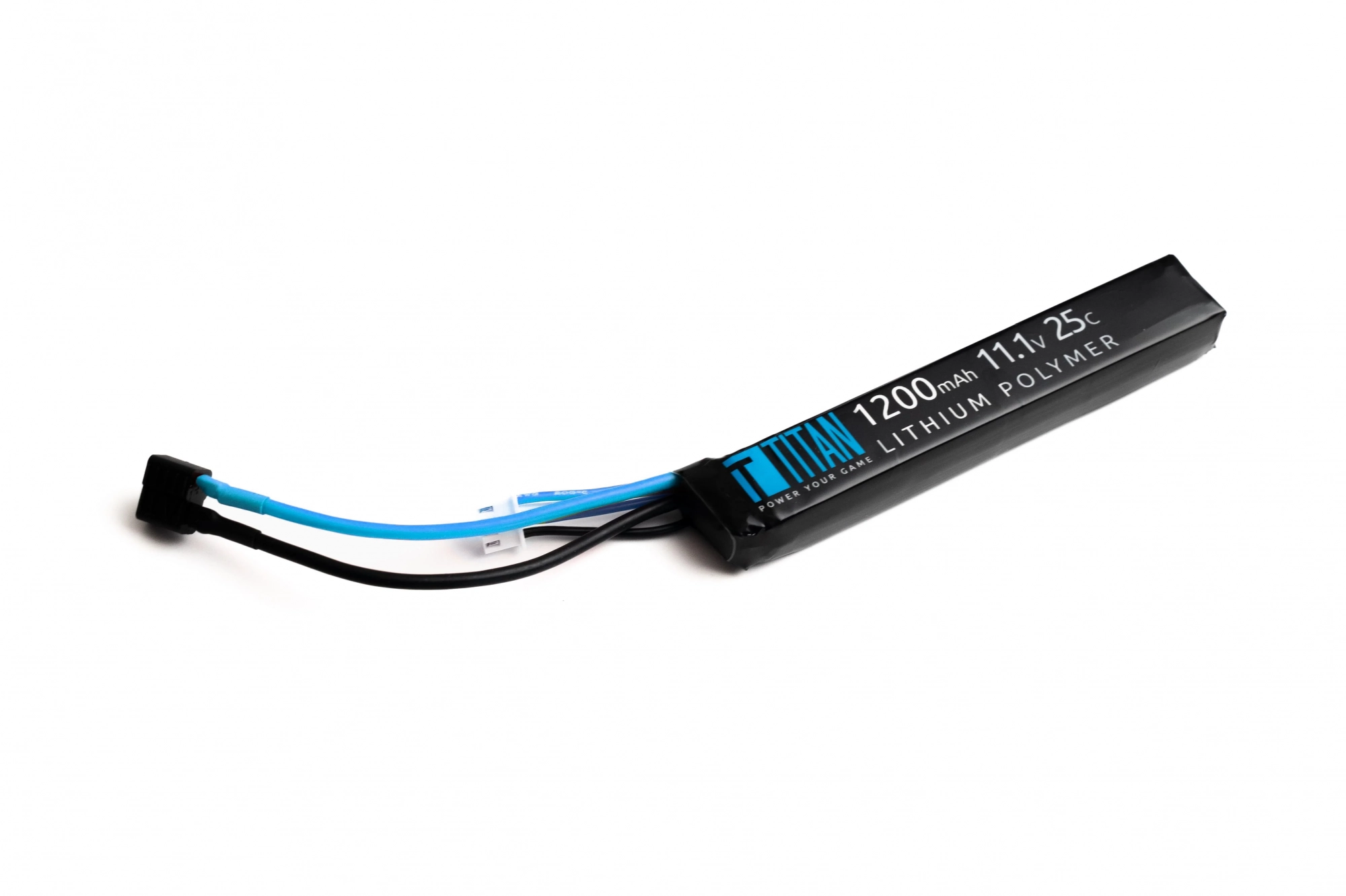 Titan LiPo 1200mAh 11.1v 25C Stick - T-Plug / Deans