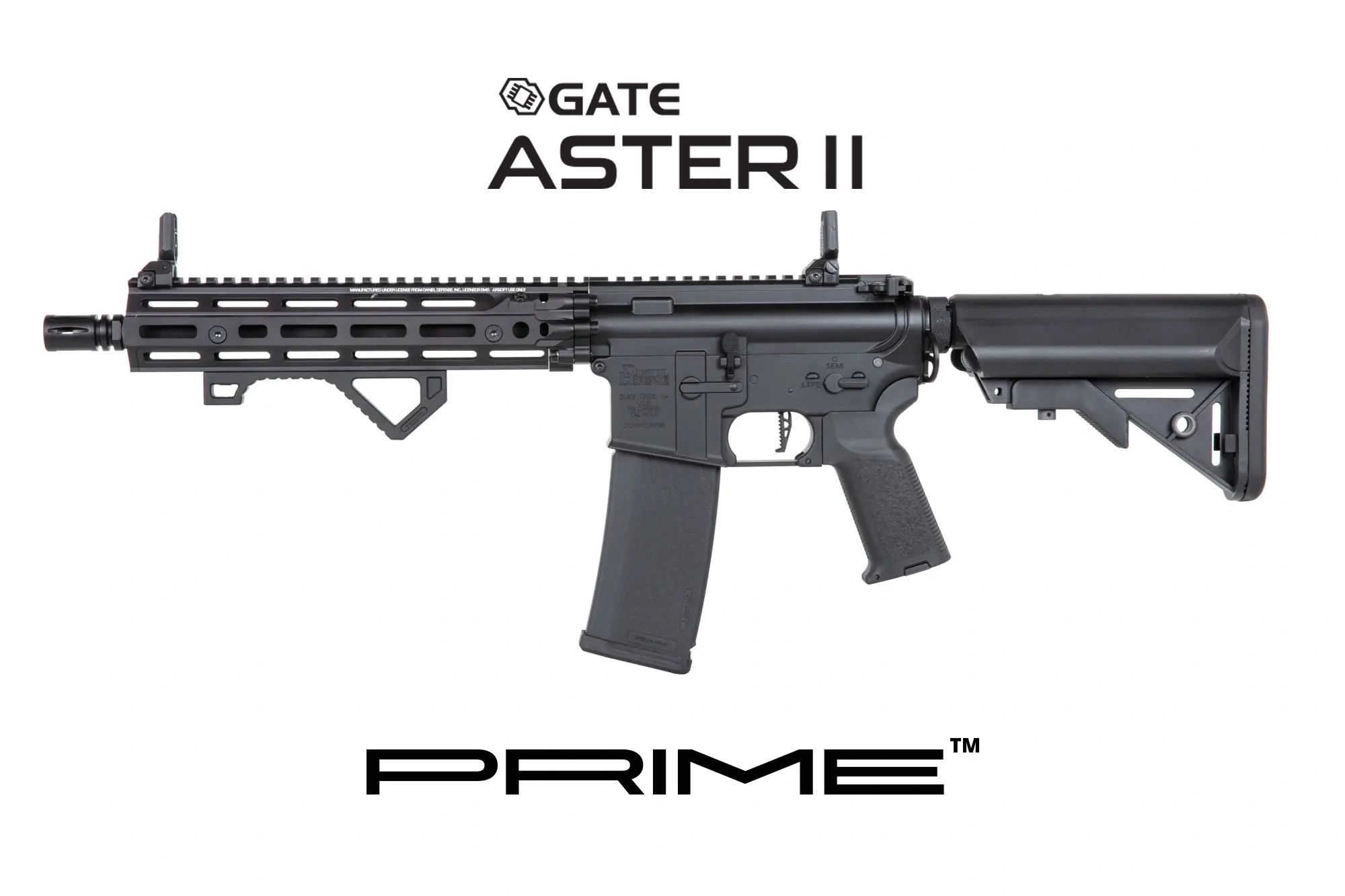 Specna Arms Daniel Defense SA-P27 PRIME RIS III 10.5 Aster II - musta