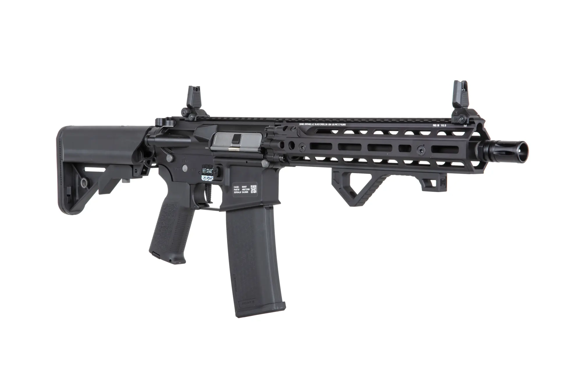 Specna Arms Daniel Defense SA-P27 PRIME RIS III 10.5 Aster II - musta