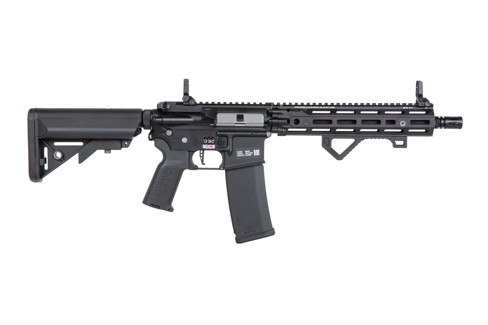 Specna Arms Daniel Defense SA-P27 PRIME RIS III 10.5 Aster II - musta