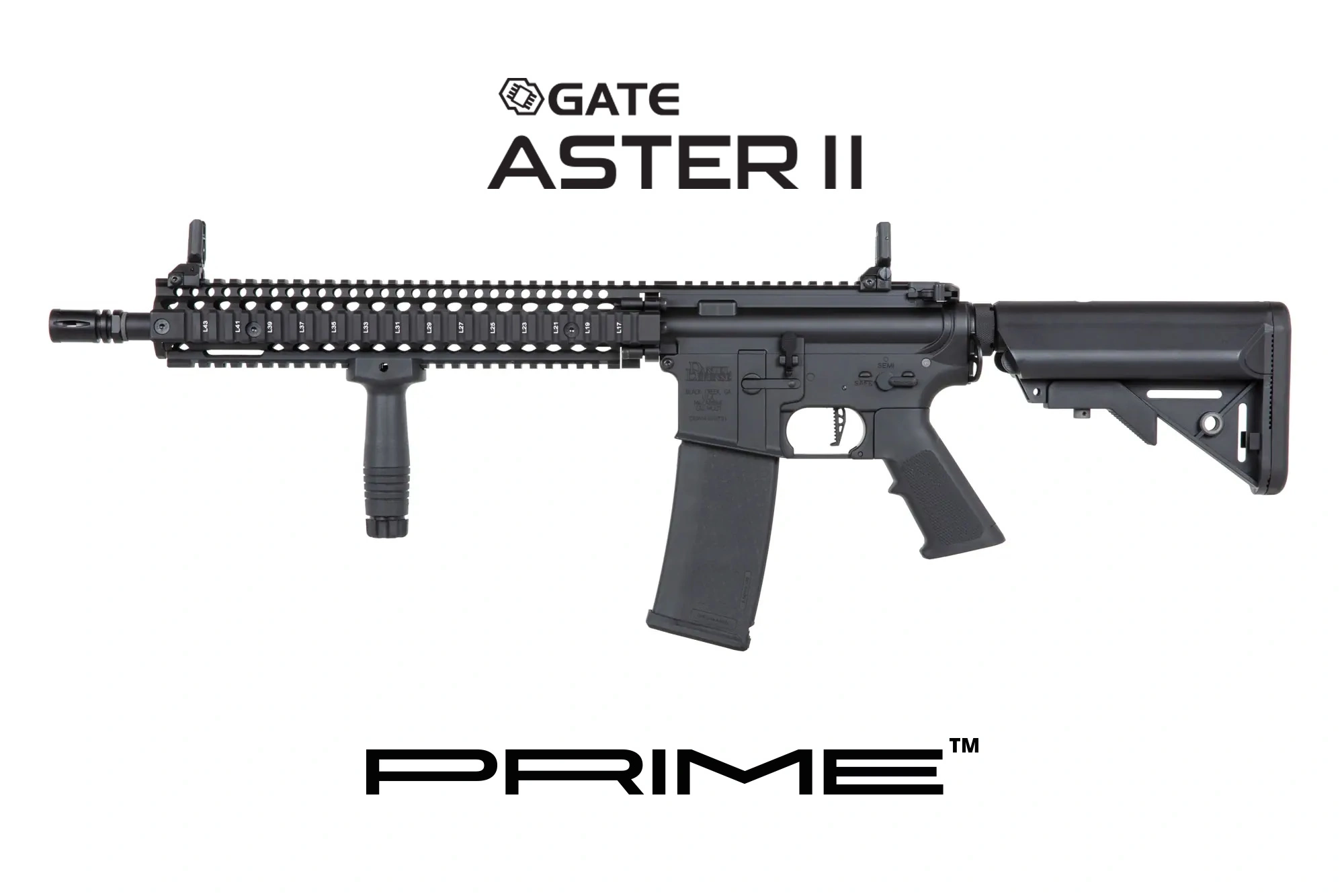 Specna Arms Daniel Defense MK18 SA-P26 Prime Aster II sähköase - musta