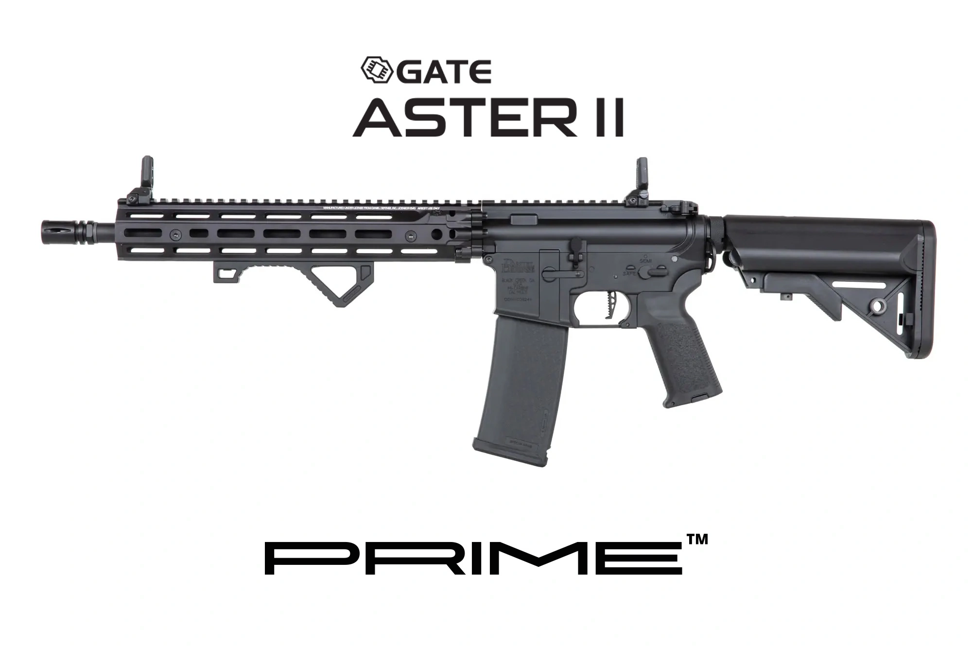 Specna Arms Daniel Defense SA-P28 PRIME RIS III 12.5 Aster II - musta