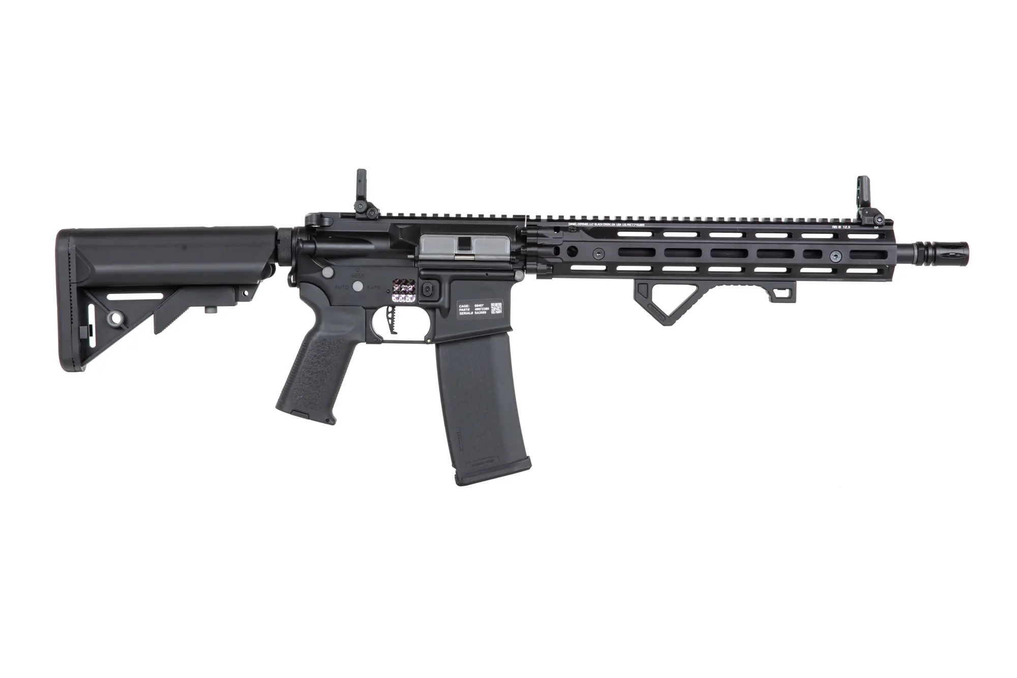 Specna Arms Daniel Defense SA-P28 PRIME RIS III 12.5 Aster II - musta