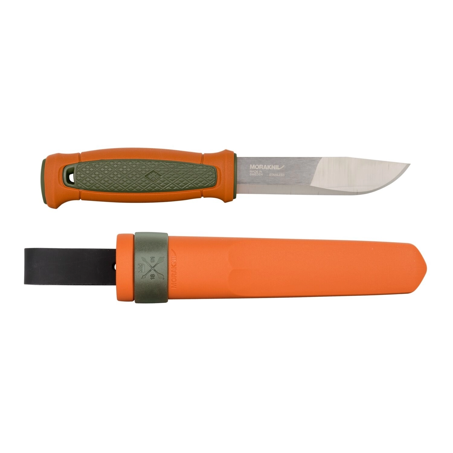 Morakniv Kansbol Hunting veitsi - Olive Green / Burnt Orange