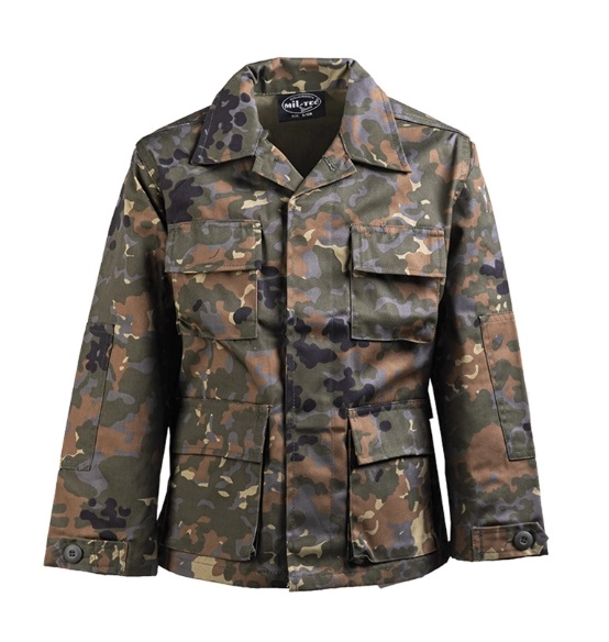 Mil-Tec lasten BDU kenttätakki - Flecktarn