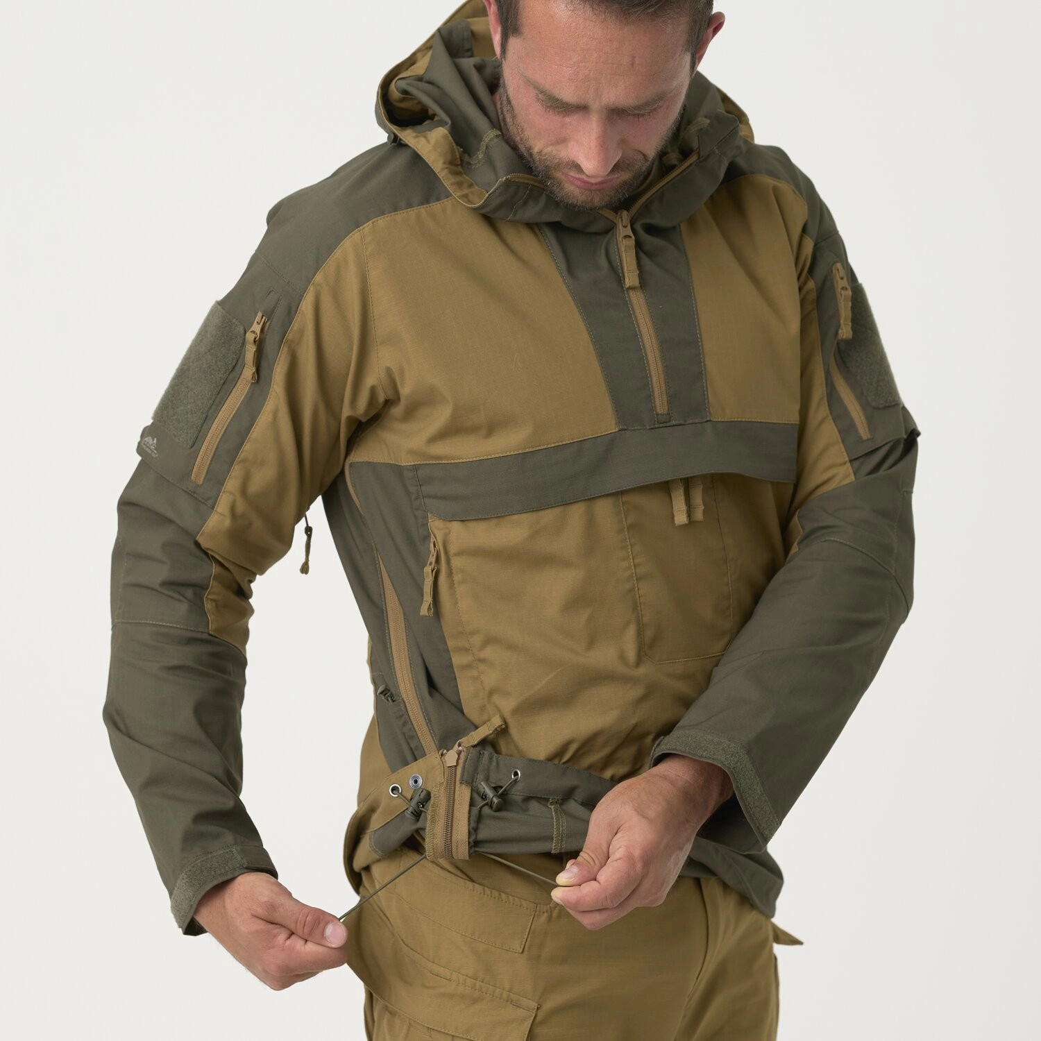 Helikon-Tex Tracer Anorak Jacket - Polycotton Stretch Ripstop - Coyote