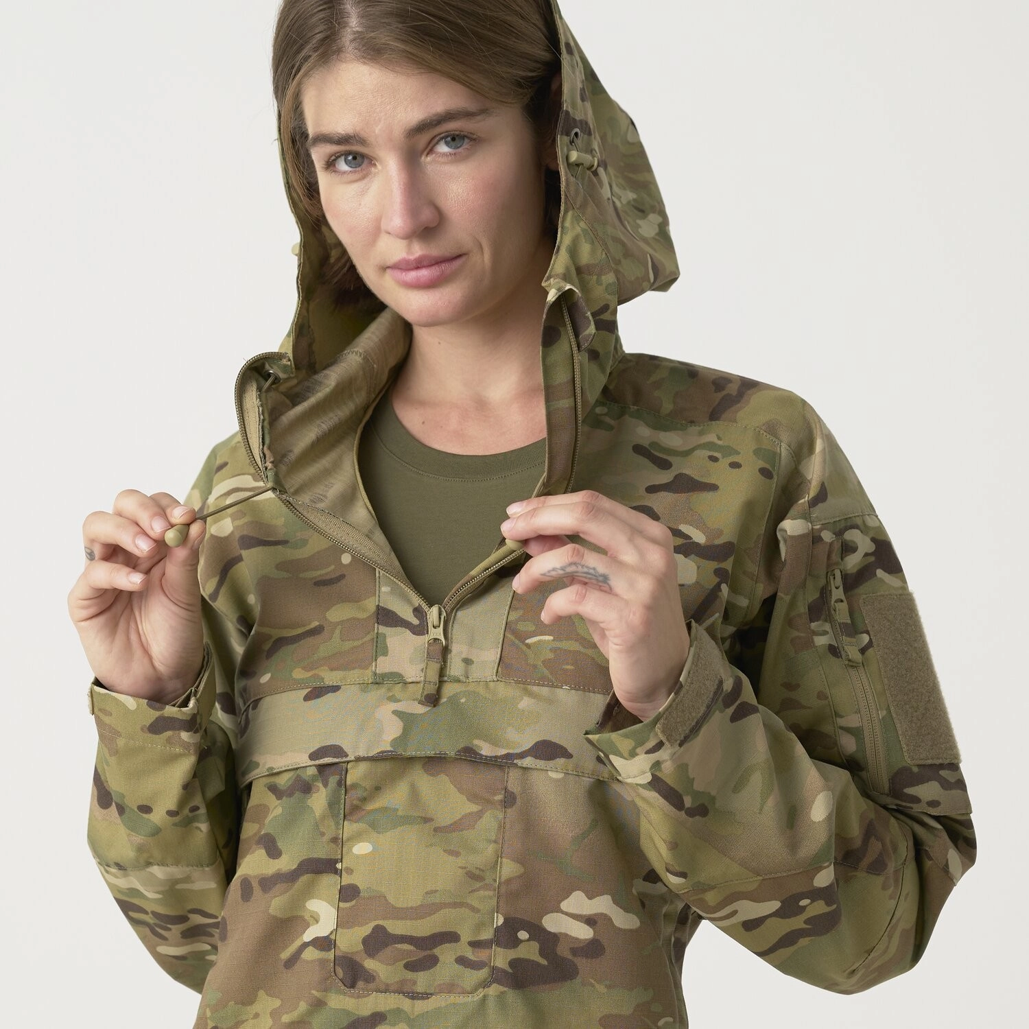 Helikon-Tex Tracer Anorak Jacket - Polycotton Ripstop - Multicam