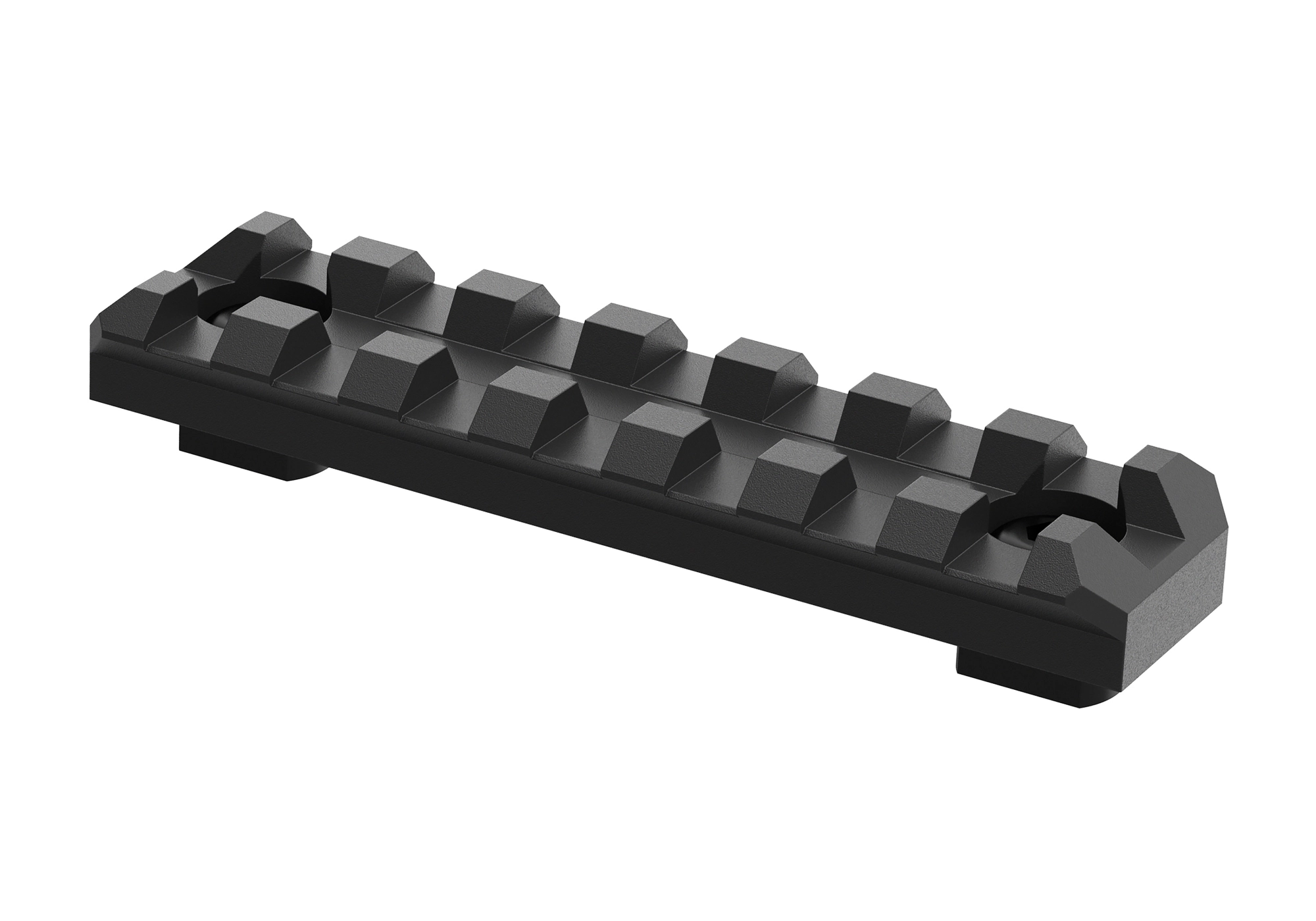 Clawgear M-LOK 7 Slot Picatinny-kisko - musta