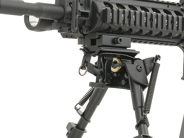 ACM Bipod haaratuki RIS-adapterilla, metallinen - musta