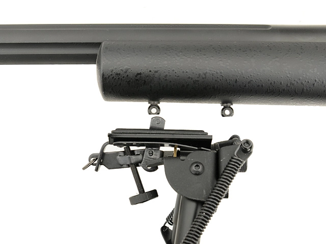 ACM Bipod haaratuki RIS-adapterilla, metallinen - musta