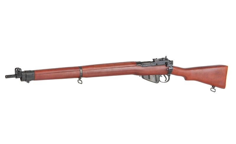 S&T Lee-Enfield No.4 MK1 kivääri - jousiviritteinen - Real Wood