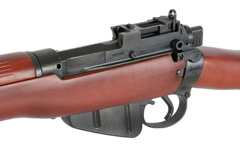 S&T Lee-Enfield No.4 MK1 kivääri - jousiviritteinen - Real Wood