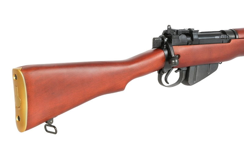 S&T Lee-Enfield No.4 MK1 kivääri - jousiviritteinen - Real Wood