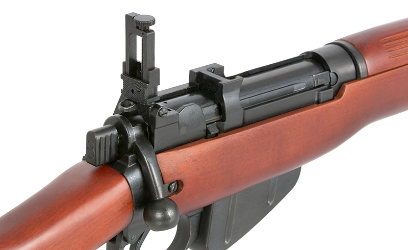 S&T Lee-Enfield No.4 MK1 kivääri - jousiviritteinen - Real Wood