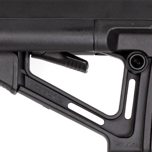 Magpul STR Carbine stock, perä / tukki, MIL-SPEC - musta