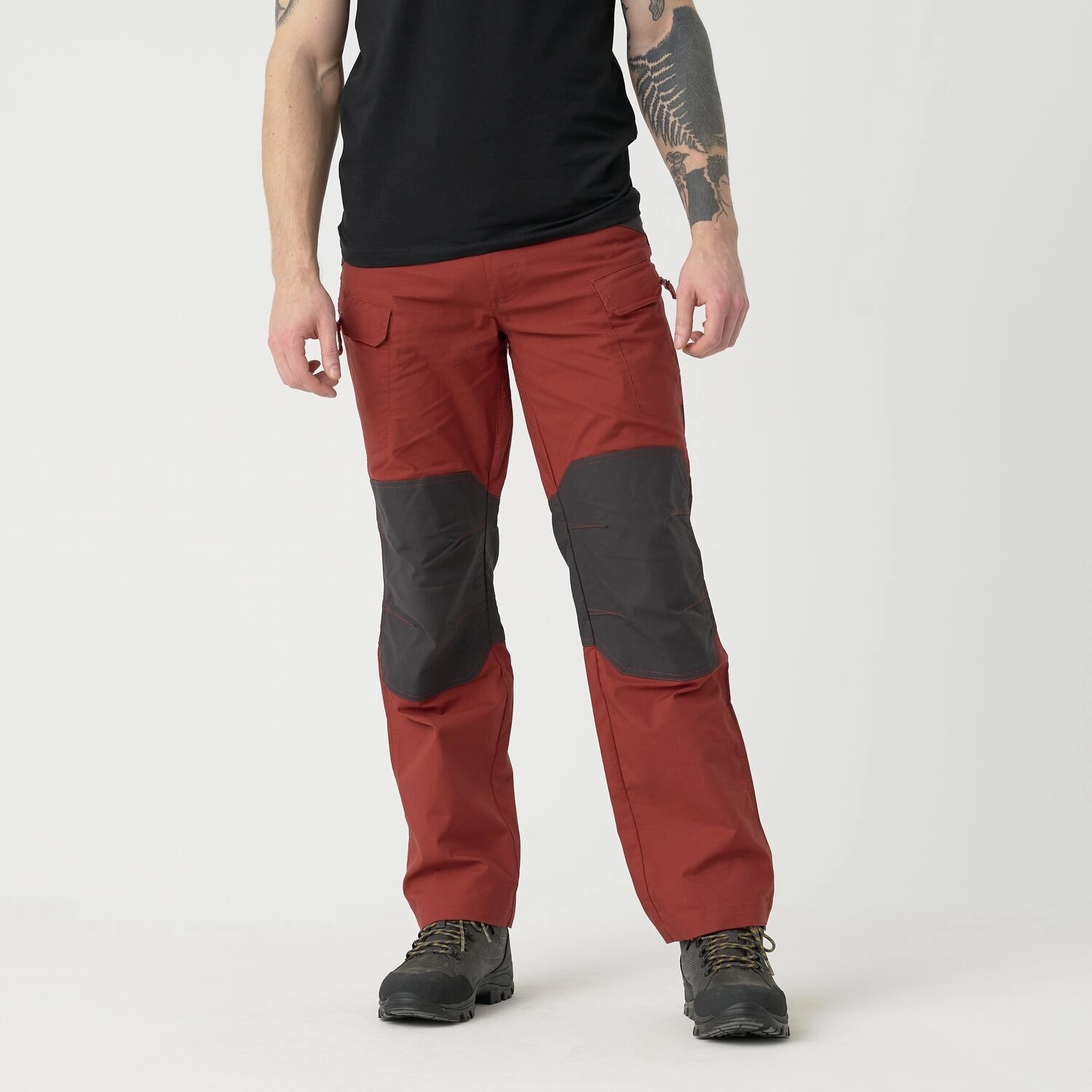 Helikon-Tex UTP housut, PolyCotton Ripstop - Crimson Sky / Ash Grey