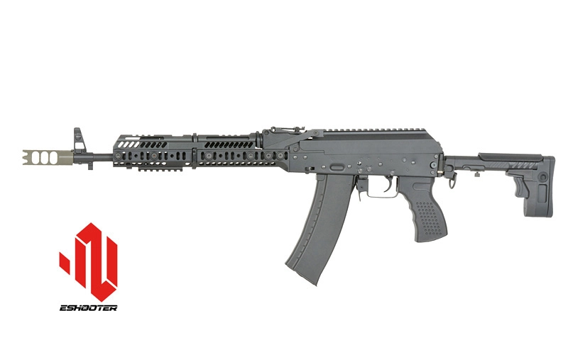 Cyma CM113A AK-74 Tactical sähköase, Eshooter ETU - musta