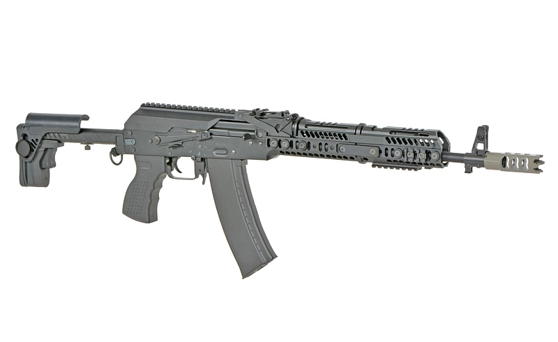 Cyma CM113A AK-74 Tactical sähköase, Eshooter ETU - musta