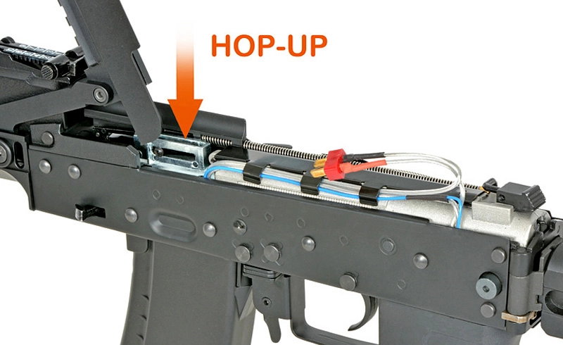 Cyma CM113A AK-74 Tactical sähköase, Eshooter ETU - musta