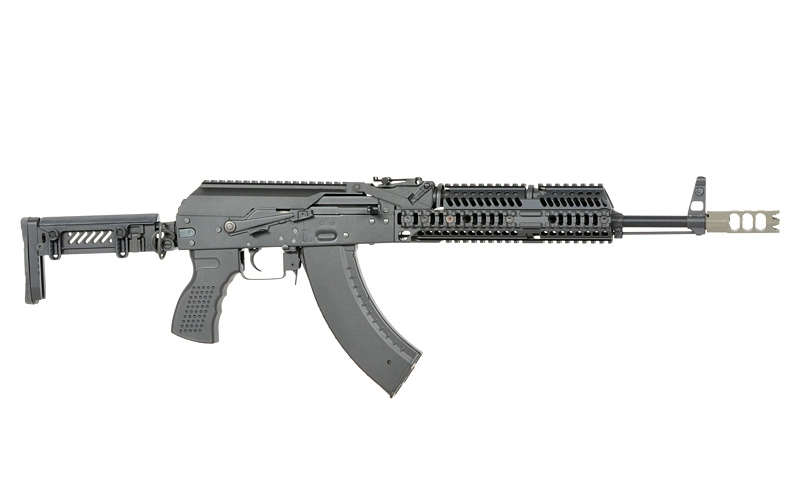 Cyma CM113 AK-47/AKM Tactical sähköase, Eshooter ETU - musta