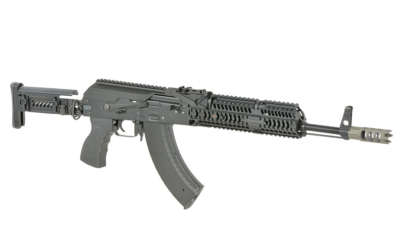 Cyma CM113 AK-47/AKM Tactical sähköase, Eshooter ETU - musta