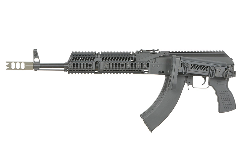 Cyma CM113 AK-47/AKM Tactical sähköase, Eshooter ETU - musta