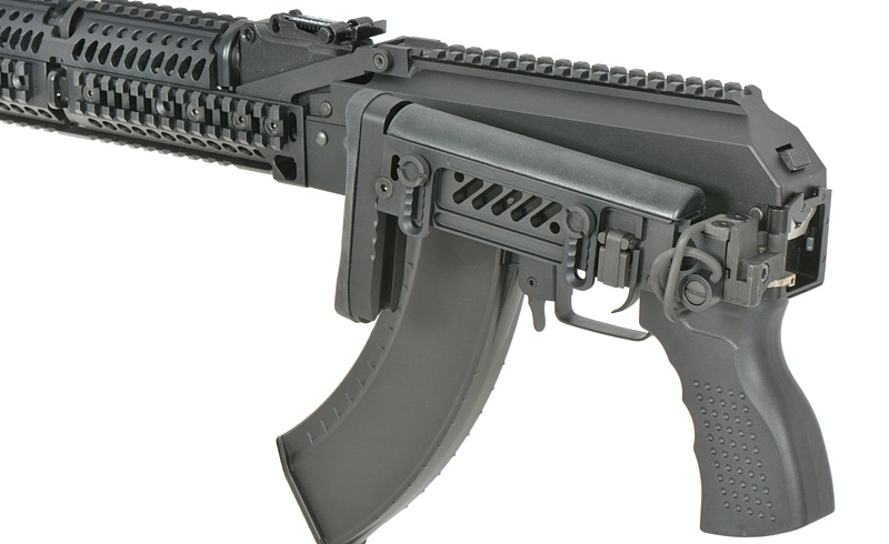 Cyma CM113 AK-47/AKM Tactical sähköase, Eshooter ETU - musta