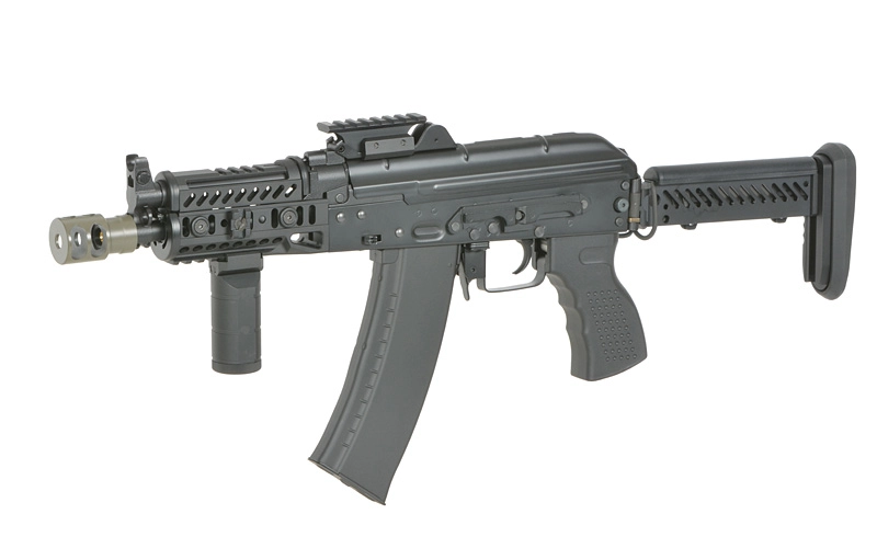 Cyma CM113B AKS-74U Tactical sähköase, Eshooter ETU - musta