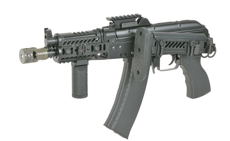 Cyma CM113B AKS-74U Tactical sähköase, Eshooter ETU - musta