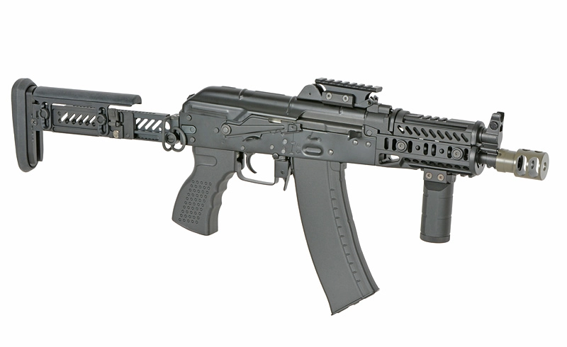 Cyma CM113B AKS-74U Tactical sähköase, Eshooter ETU - musta