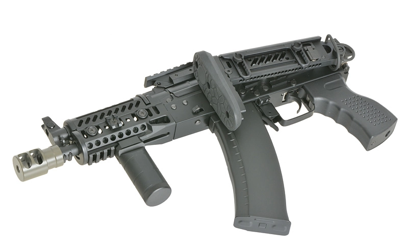 Cyma CM113B AKS-74U Tactical sähköase, Eshooter ETU - musta