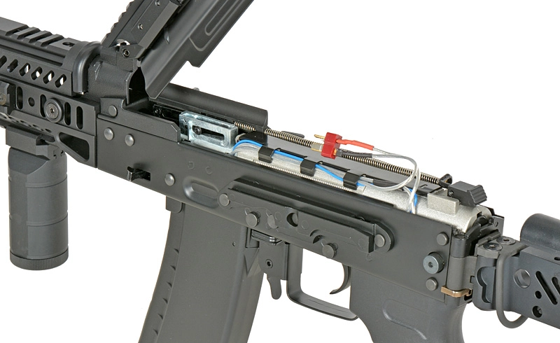 Cyma CM113B AKS-74U Tactical sähköase, Eshooter ETU - musta