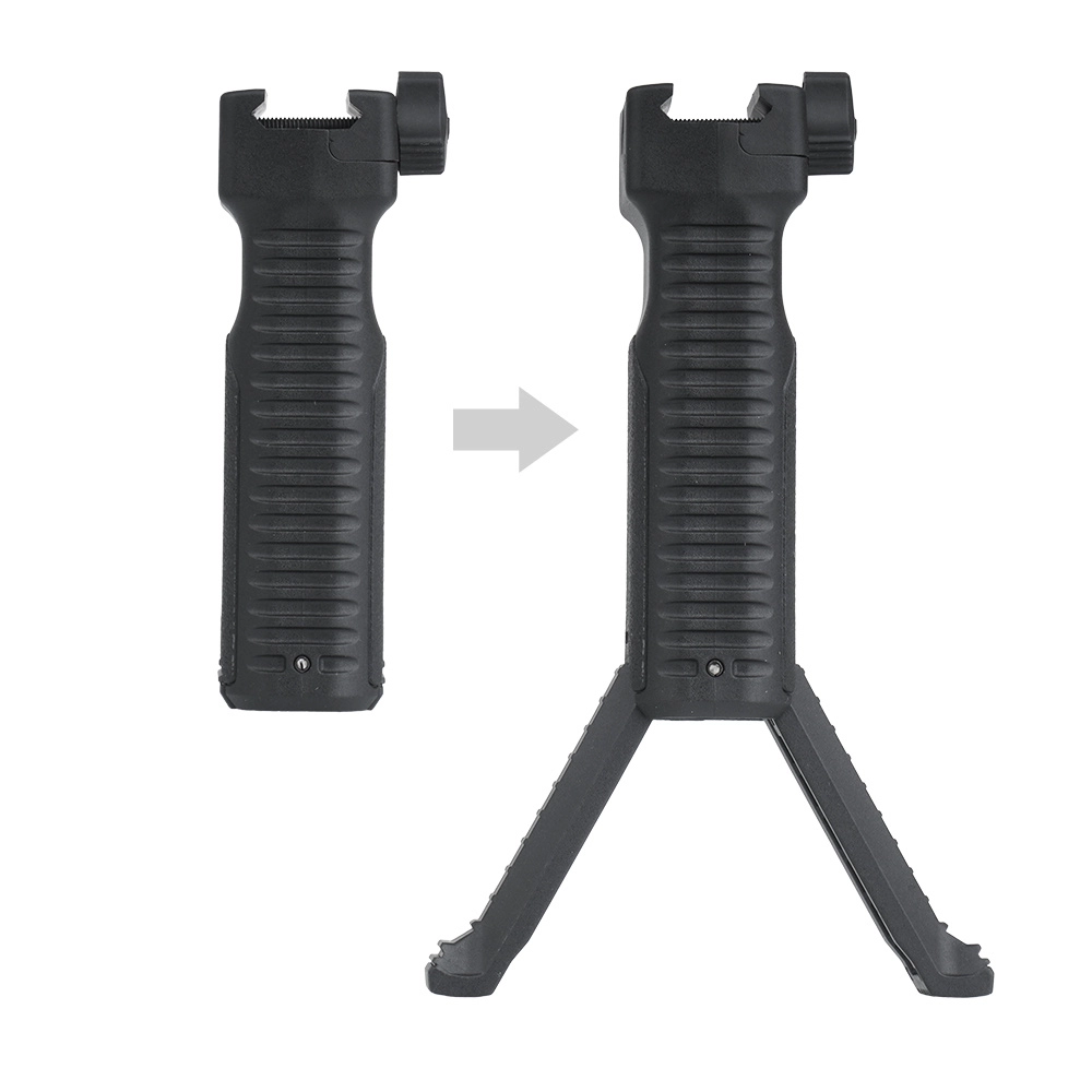 Strike Industries Strike Bipod Grip Picatinny - musta