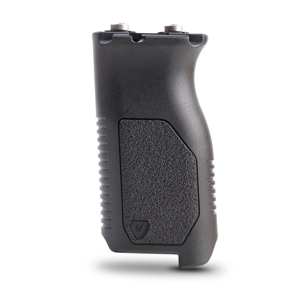 Strike Industries M-LOK Angled Vertical Grip - Long - musta