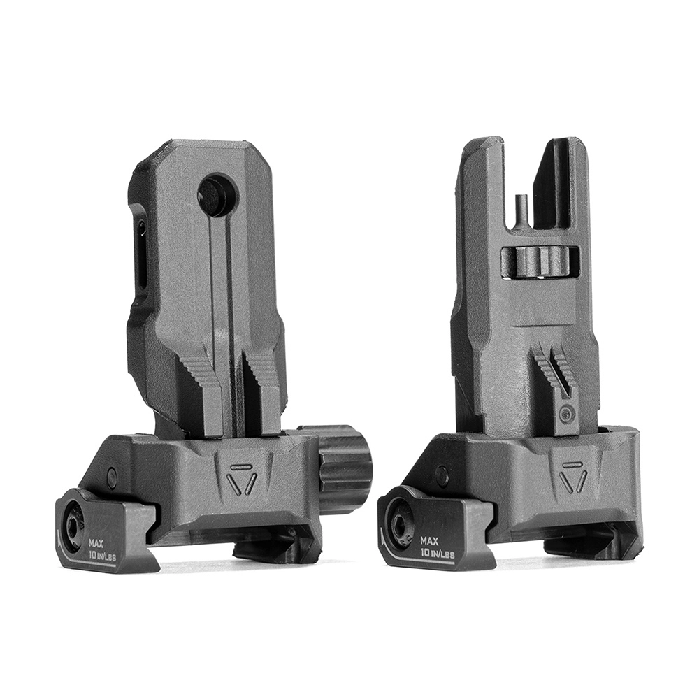 Strike Industries Sidewinder II BUIS Backup Iron Sights - musta