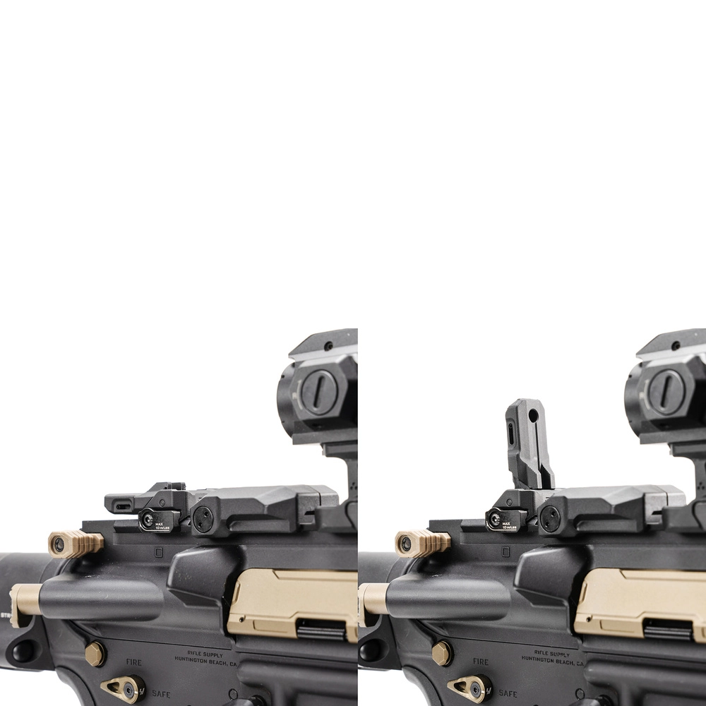 Strike Industries Sidewinder II BUIS Backup Iron Sights - musta