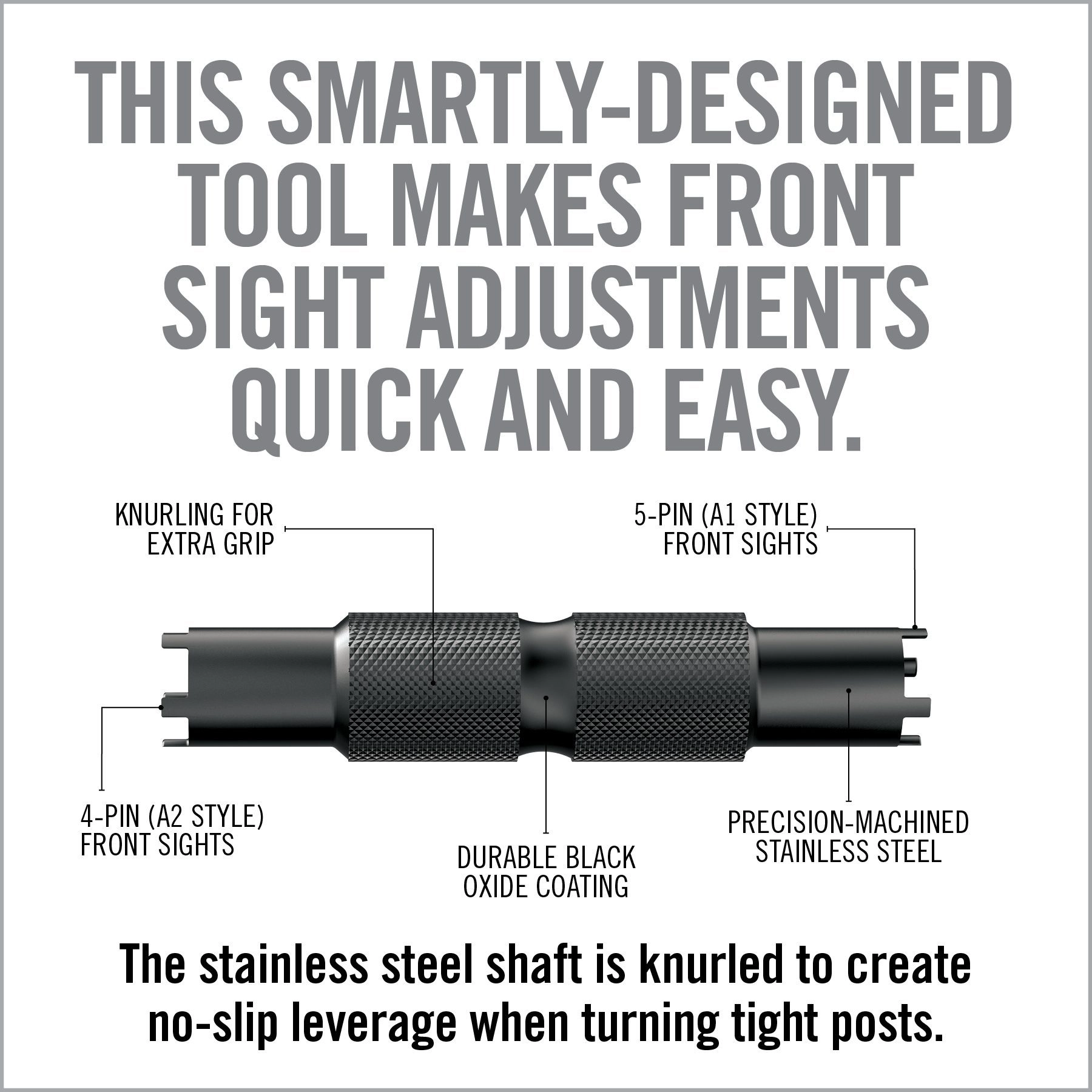 Real Avid AR15 Front Sight Adjuster Tool