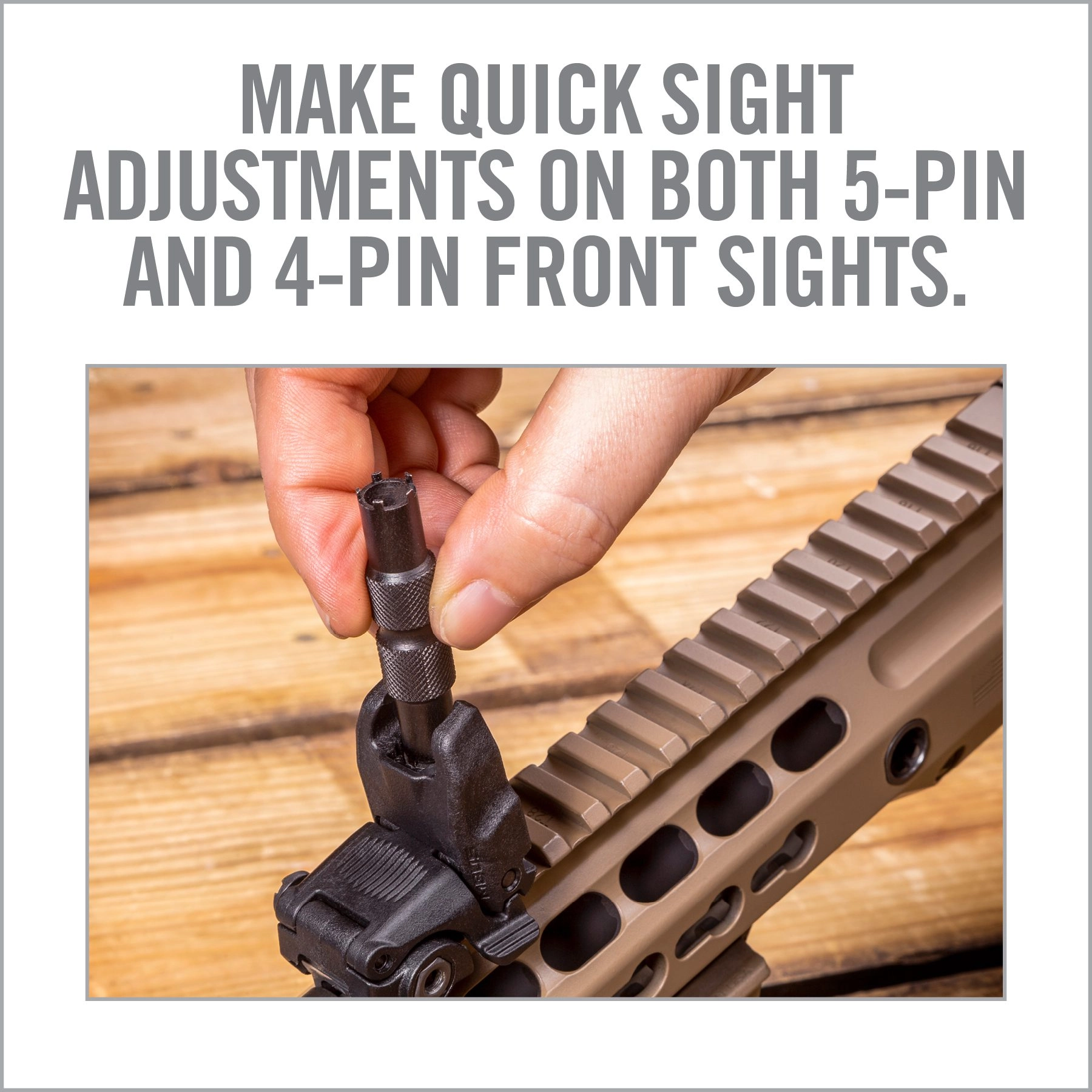 Real Avid AR15 Front Sight Adjuster Tool