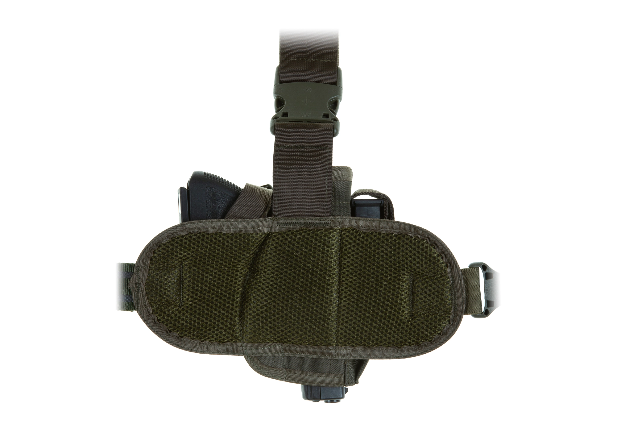 Invader Gear Dropleg Holster reisikotelo, vasemmalle - Ranger Green