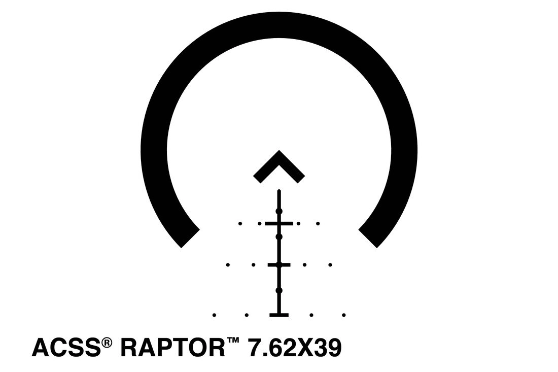 Primary Arms SLx 1-6x24 FFP Kiikaritähtäin - ACSS Raptor Reticle - 7.62x39 / .300