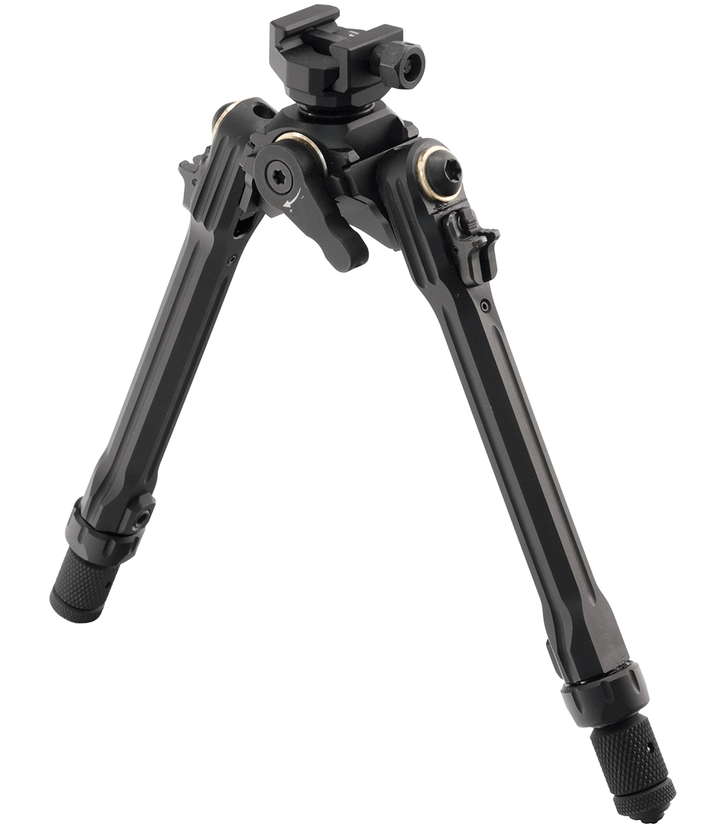 Leapers UTG PRO TBNR Picatinny Bipod, 8.5"-11" Center Height - musta