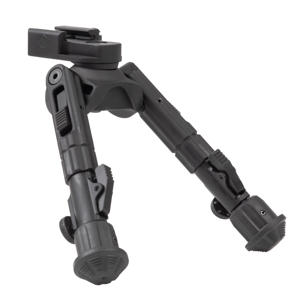 Leapers UTG Recon 360 TL Picatinny Bipod, 5.6"-7.2" Center Height - musta